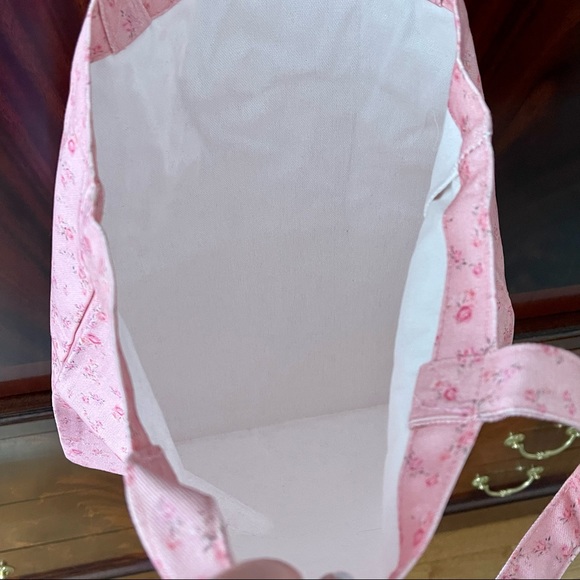 LoveShackFancy Pink Floral Tote Bag - Picture 5 of 13